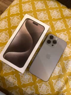 Iphone 15 pro max 256gb NON pta with BOX