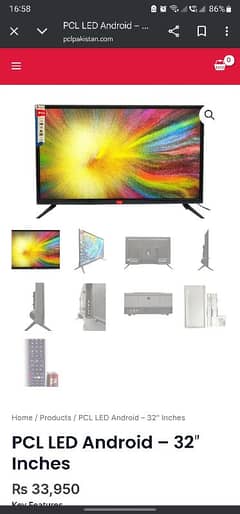 Pcl 32" lcd tv