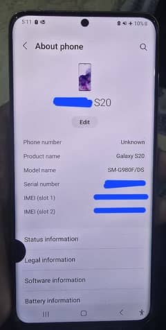 Galaxy S20 Official PTA Approved