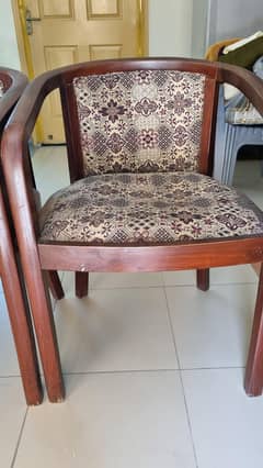 2 comfortable chairs available for sale