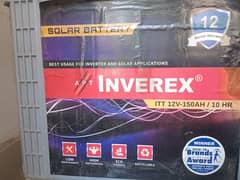 Inverex ITT 12V-150 AH/10 HR Solar Battery