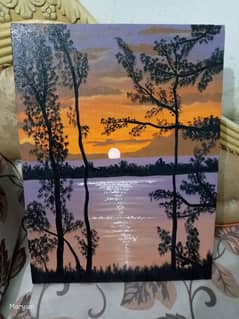 oil painting on canvas
