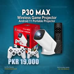 P30 MAX Wireless GAming Projector