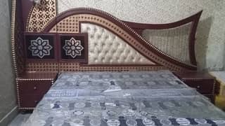 Bed set with dressing table