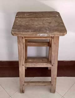 (Urgent Sale) Used Wooden Stool, Price Are Negotiable.