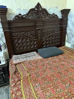 Wooden Bed Set