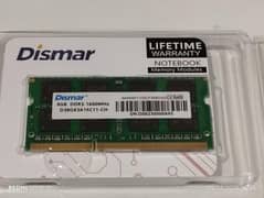8GB Brand New DDR3 PC and Laptop RAMS 1600Mhz