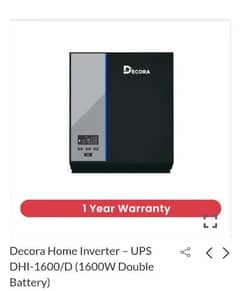 Decora UPS DHI 1600/D Double Battery