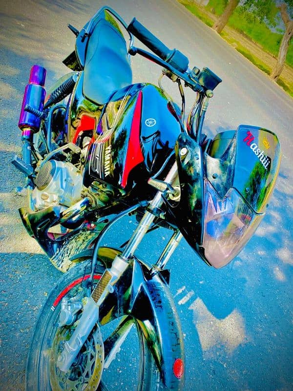 YBR Yamaha for sale exchange with Honda 125 and cd 70 2