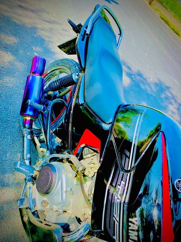 YBR Yamaha for sale exchange with Honda 125 and cd 70 4