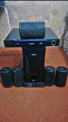 PHILIPS HOME THEATER 5.1 HEAVY BASS