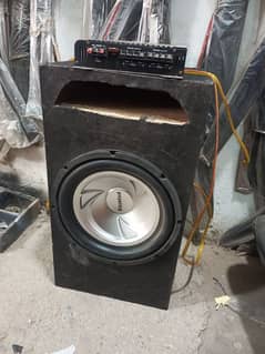 Amp Woofer Sound System Urgent For Sale