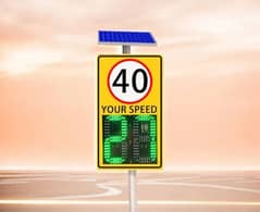 Installation of solar speed radar sign & Services