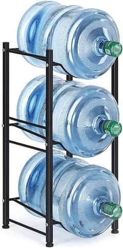 Water Bottle Stand 3 and 6 Bottles Dispenser Iron Stand Rack