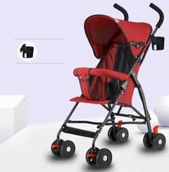 BABY STROLLER-RED  (Pram/Walker)
