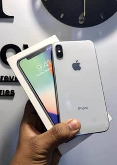 iPhone x 256gb with full box for sale me no repair