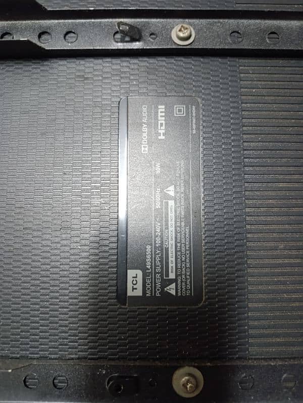 TCL android 49inch 1