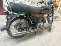 Honda CD70 2020 black color