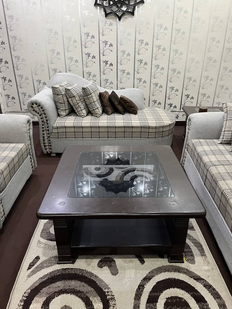 7 seater sofa set with table set 2