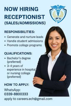 Sales Officer  (Admissions)