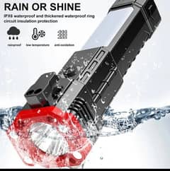 Rechargeable LED Torch Light with Additional Features - CType Charging