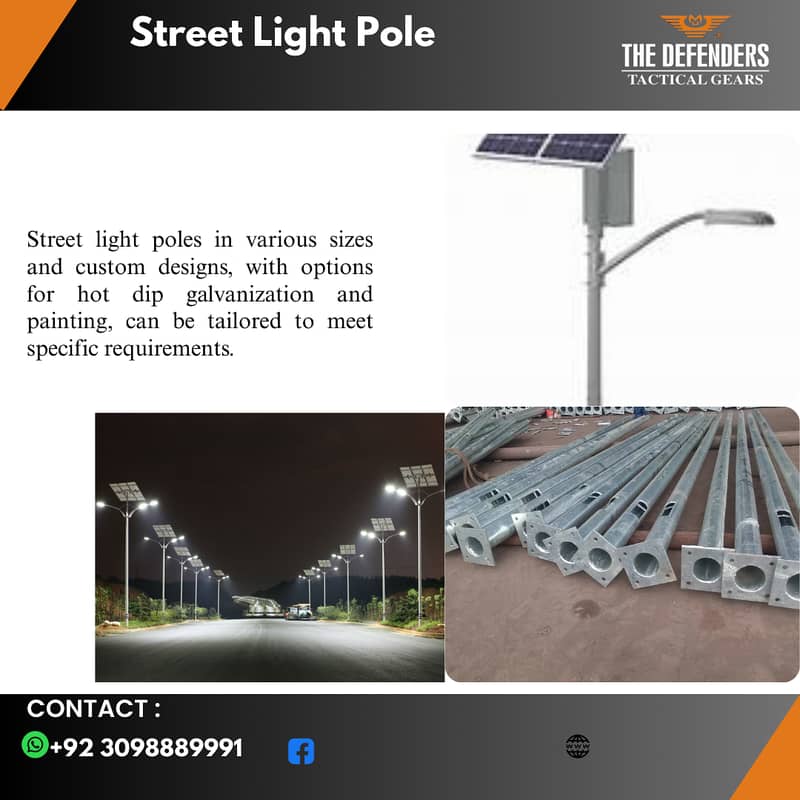 solar light /Electric street light poles 3