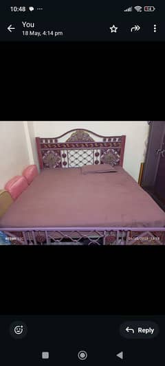 iron bed king size 6 ×6.5'