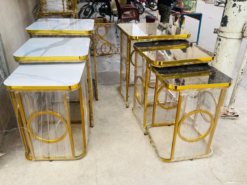 Nesting table & coffee table & consol 4