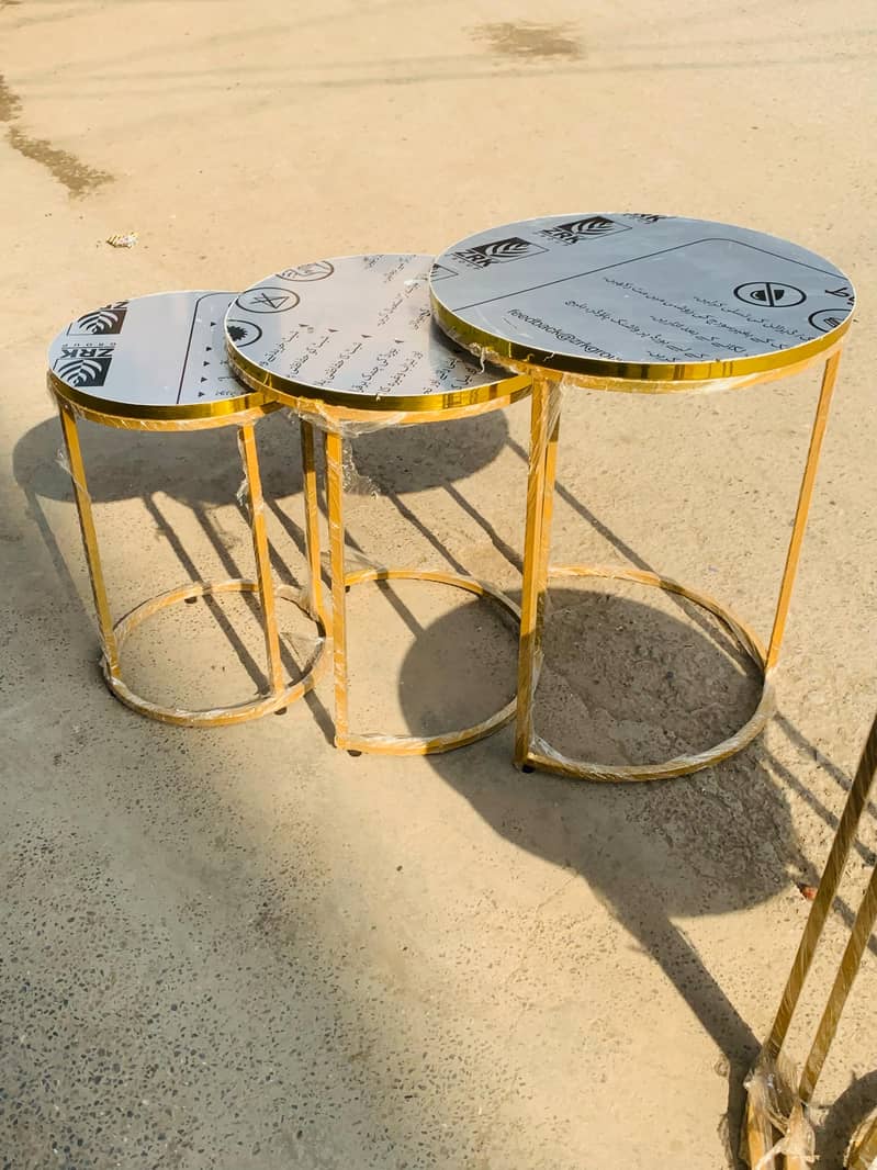 Nesting table & coffee table & consol 5