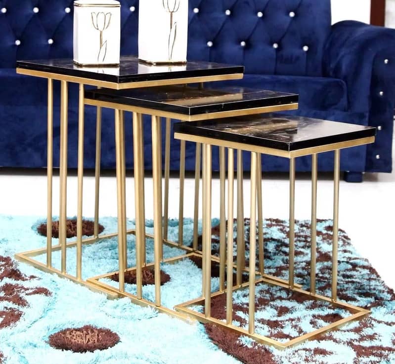 Nesting table & coffee table & consol 8
