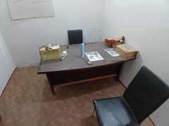 Office table and wood frame 8*8 ft for sale