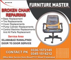 office chair repair Islamabad Rawalpindi door to door 0336-1572145