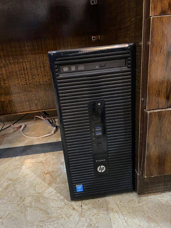 Hp CPU & Borderless monitor 1
