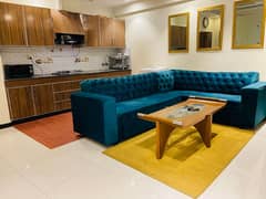 1 Bedroom Fully Furnished Hotel Apartments Flat for Rent Per Day Bahria Town Lahore