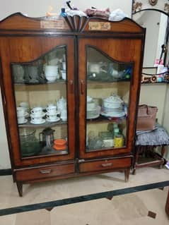 Wooden showcase