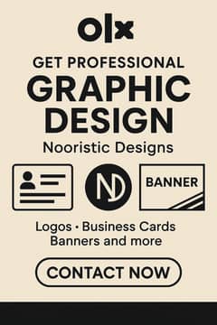 Custom Logo, Banner, Business Card Design – NooristicDesigns
