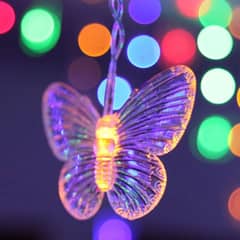Butterfly Curtain Fairy Lights 8 Modes 48 LED Window USB