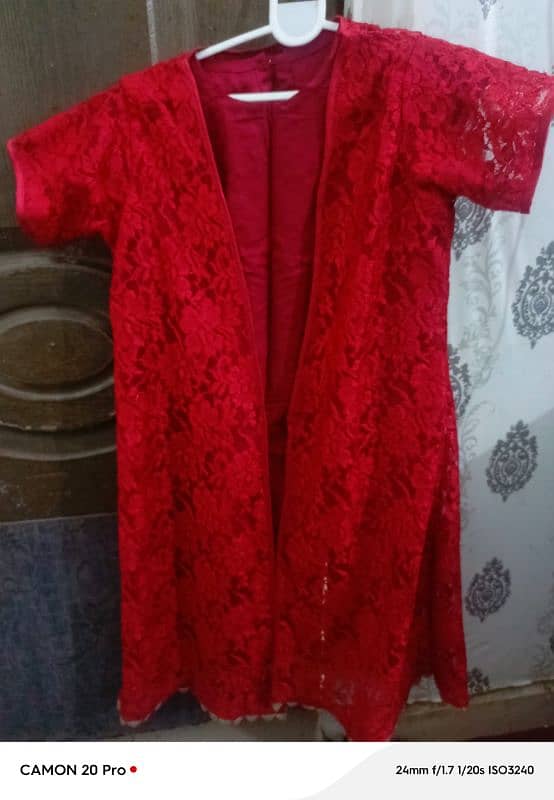 net gown with self print inner 0