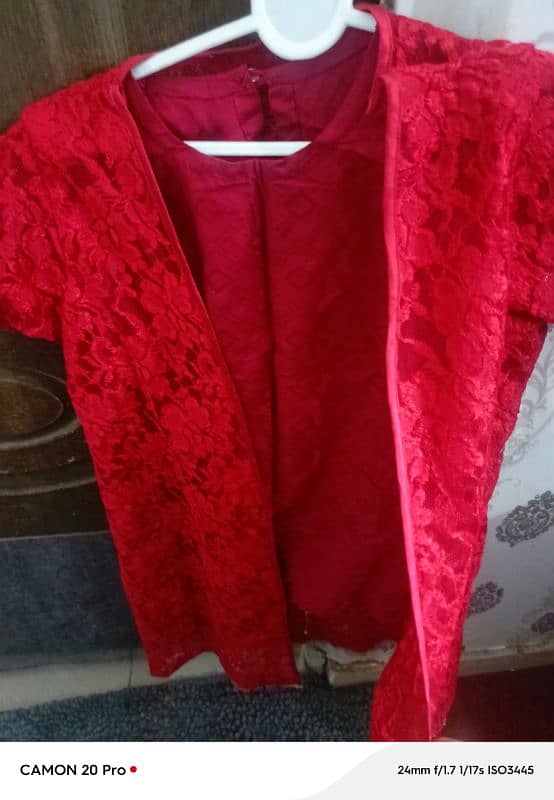 net gown with self print inner 1