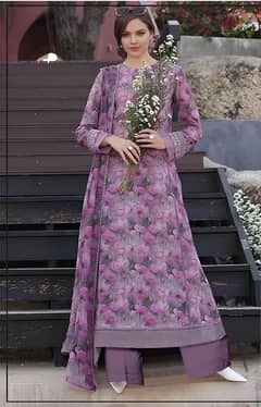 Ladies Lawn Suit