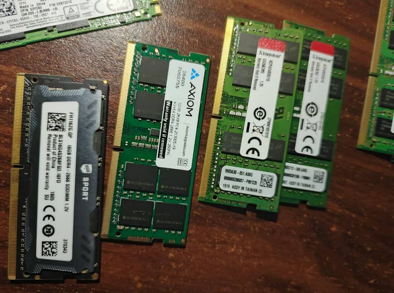Laptop RAM in Bulk (32gb DDR4, 16gb DDR4, 256m2) 5