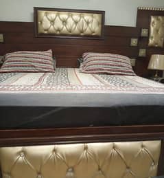 King size bed with 2 site tables ( for a luxurious look)