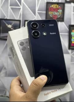 Redmi note 13 8+8 256 with charger box