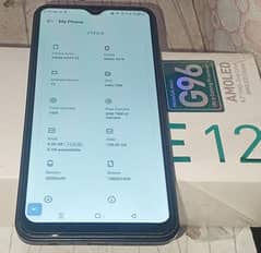 Infinix Note 12 G96 Model X670 8/128 GB Complete Box only glass crack