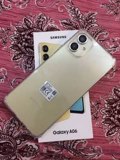 SAMSUNG A06 Mobile new Mobile 4/64 Gb just Box open one year warranty