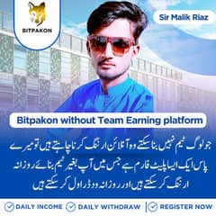online work available without Team Daily Earning