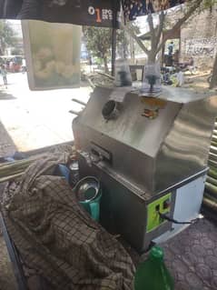 New Sugar Cane ganna machine with powerful motor installed