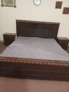 wooden bedset for sale