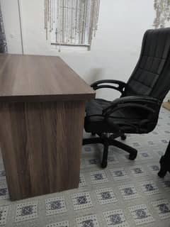 office chair and table