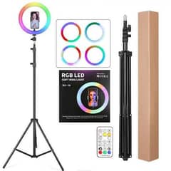 MJ36 14 inch 36cm RGB soft RIng Light with 7.5ft Tripod stand.